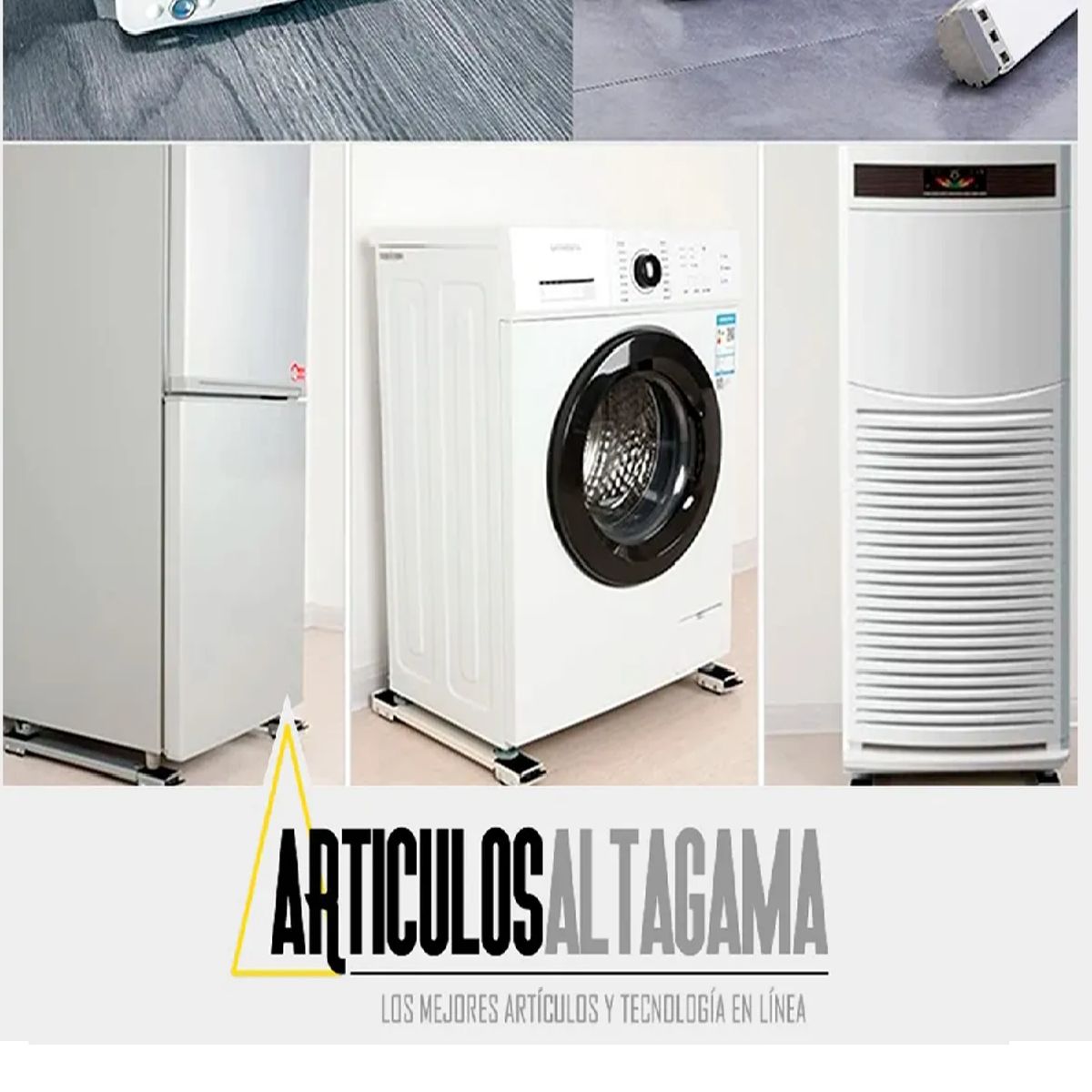 SKY - Base Soporte Para Lavadoras Neveras Muebles Ruedas Ajustable