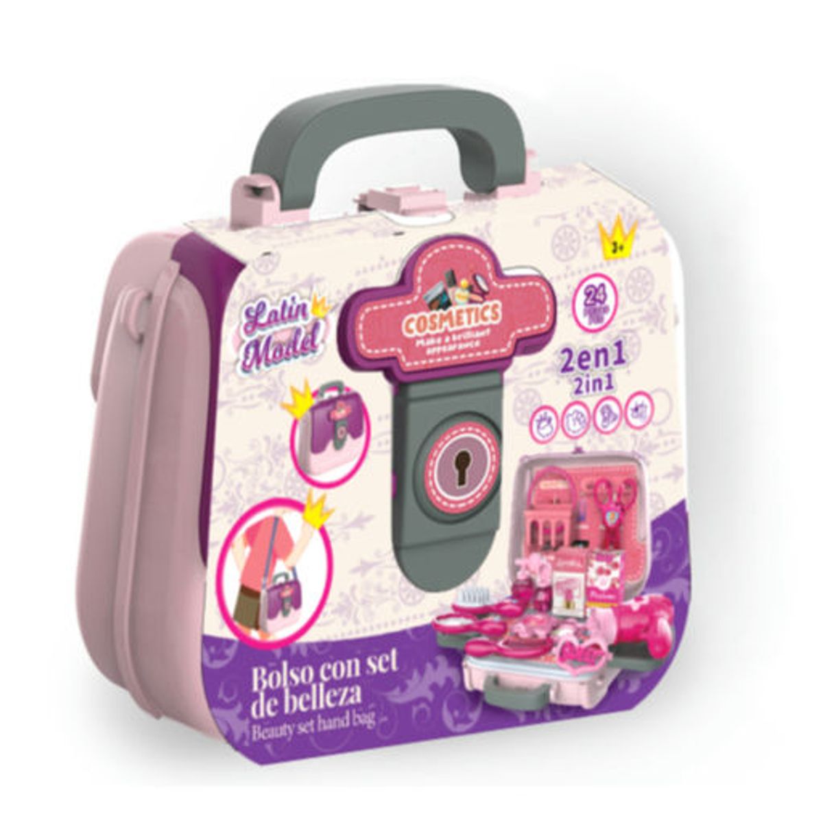 OX TOYS - MALETIN ESTUCHE CONVERTIBLE EN TOCADOR LM25263