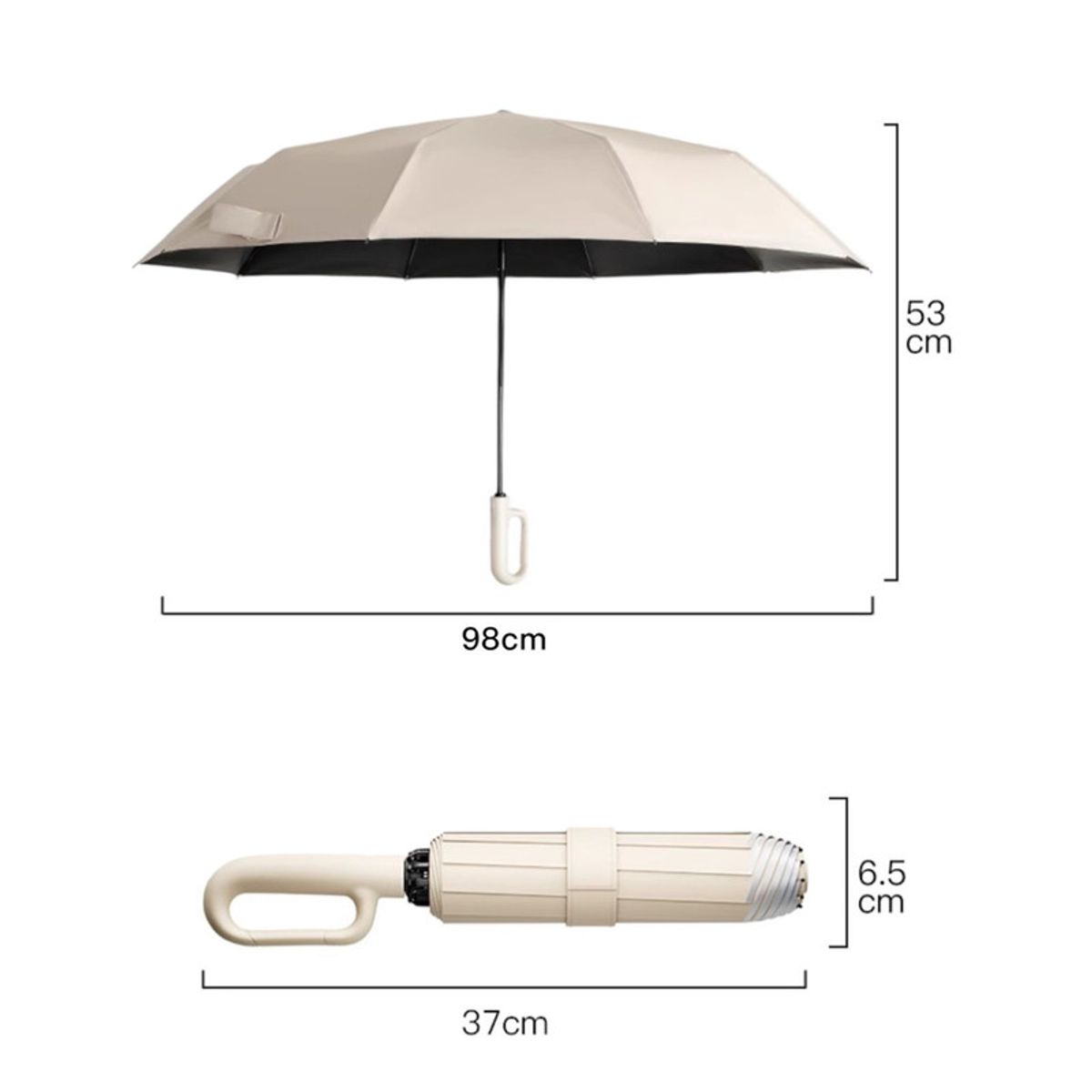 MULTIPLACE COLOMBIA - Sombrilla Automática Plegable Doble Capa Anti-UV Premium