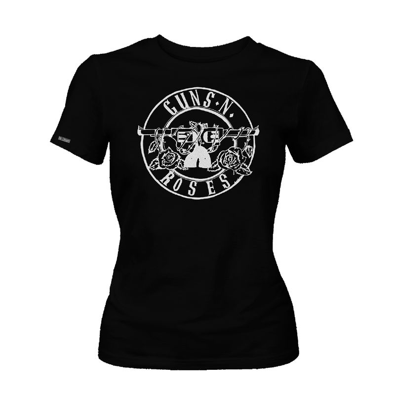 CREACIONES NU CROWN - Camiseta Dama Guns N Roses Original Nu Crown