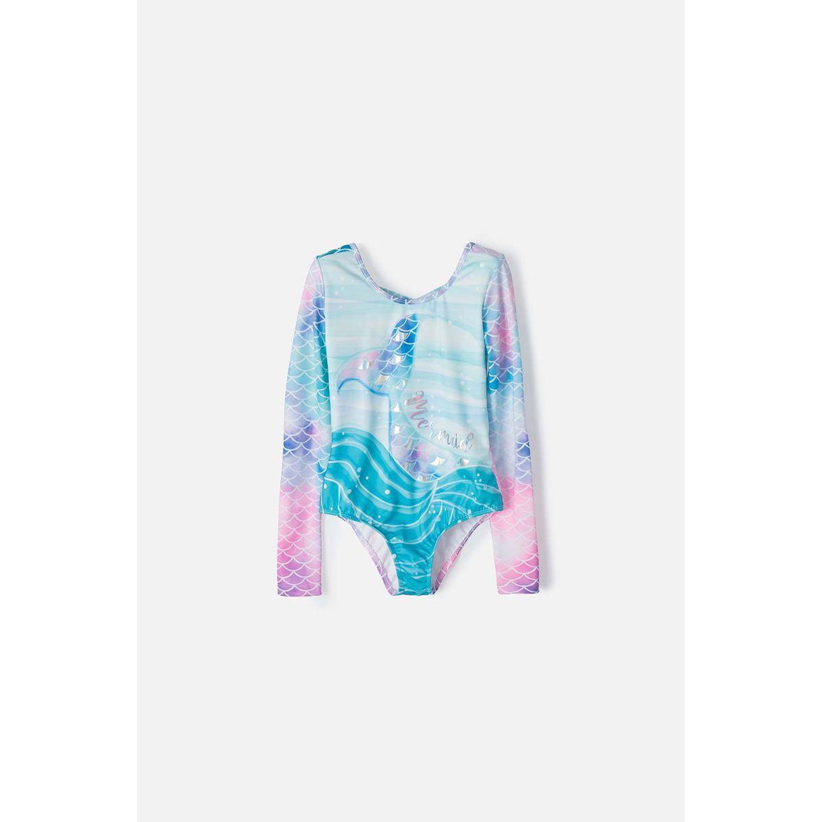 MIC - Vestido de baño Mic manga larga multicolor para niña