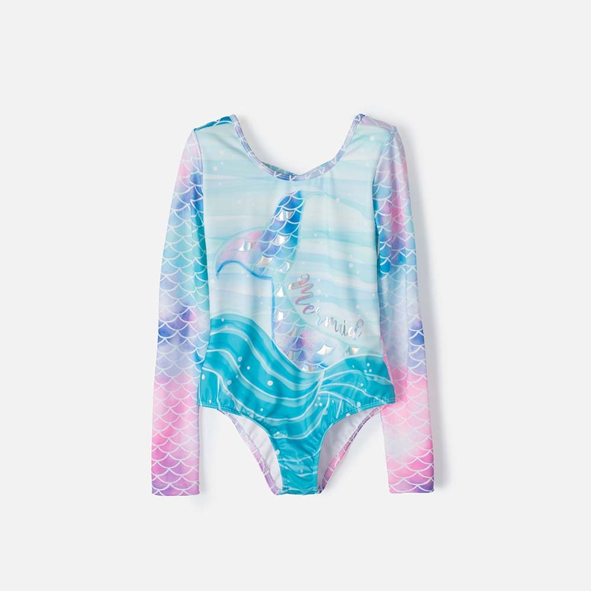 MIC - Vestido de baño Mic manga larga multicolor para niña