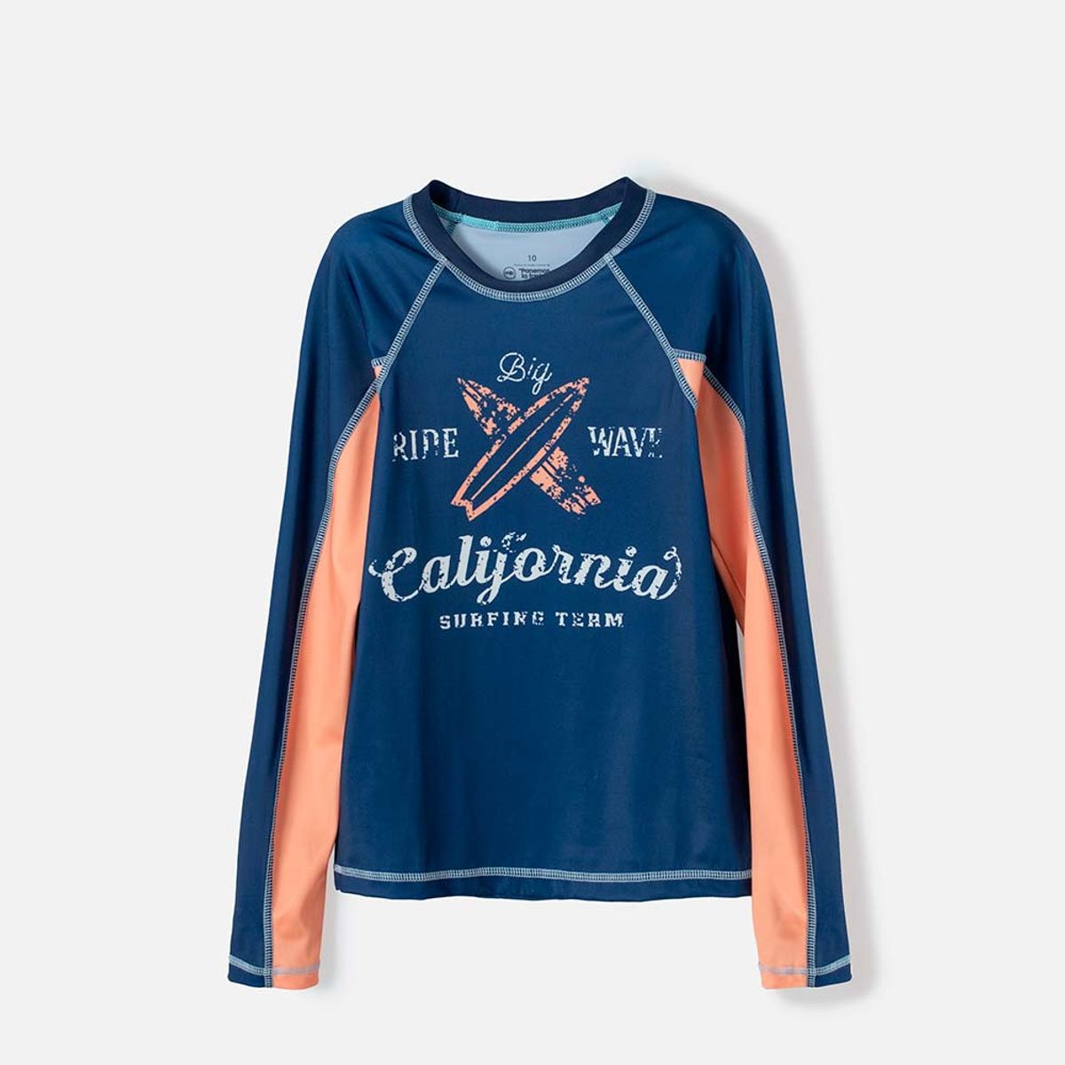 MIC - Camiseta de Baño Mic manga larga azul para niño