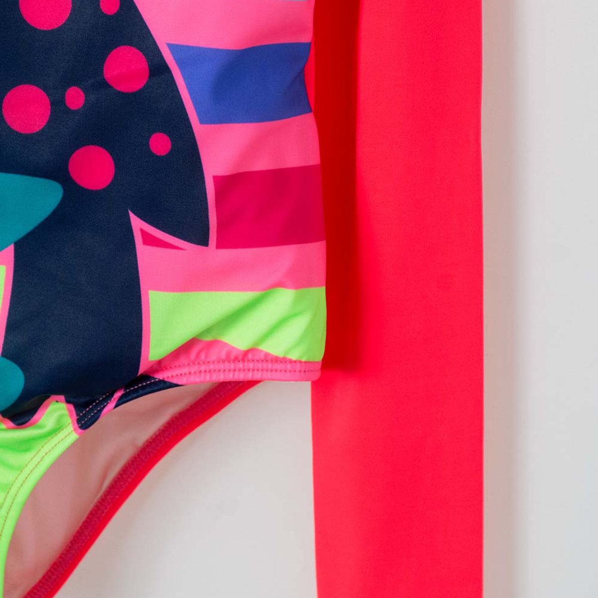 MIC - Vestido de baño Mic manga larga entero multicolor para niña