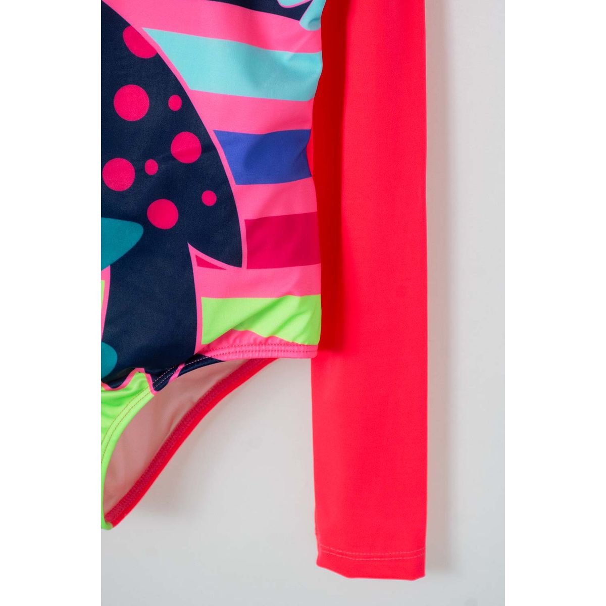 MIC - Vestido de baño Mic manga larga entero multicolor para niña