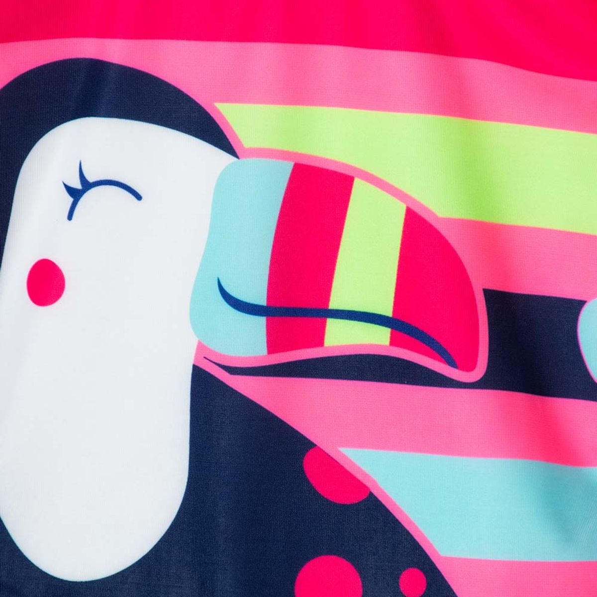 MIC - Vestido de baño Mic manga larga entero multicolor para niña