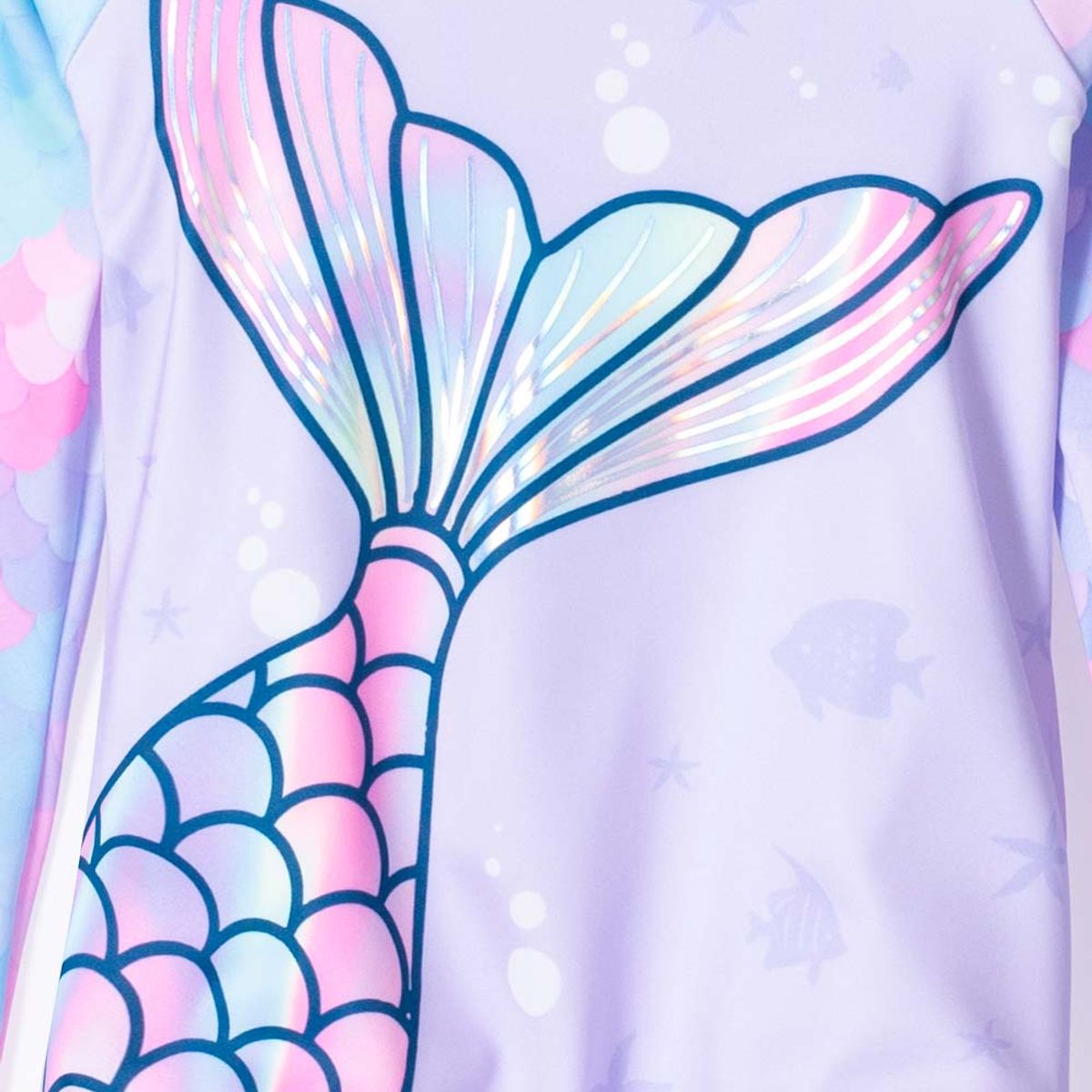 LITTLEMIC - Vestido de baño LittleMic manga larga para niña 2T a 5T