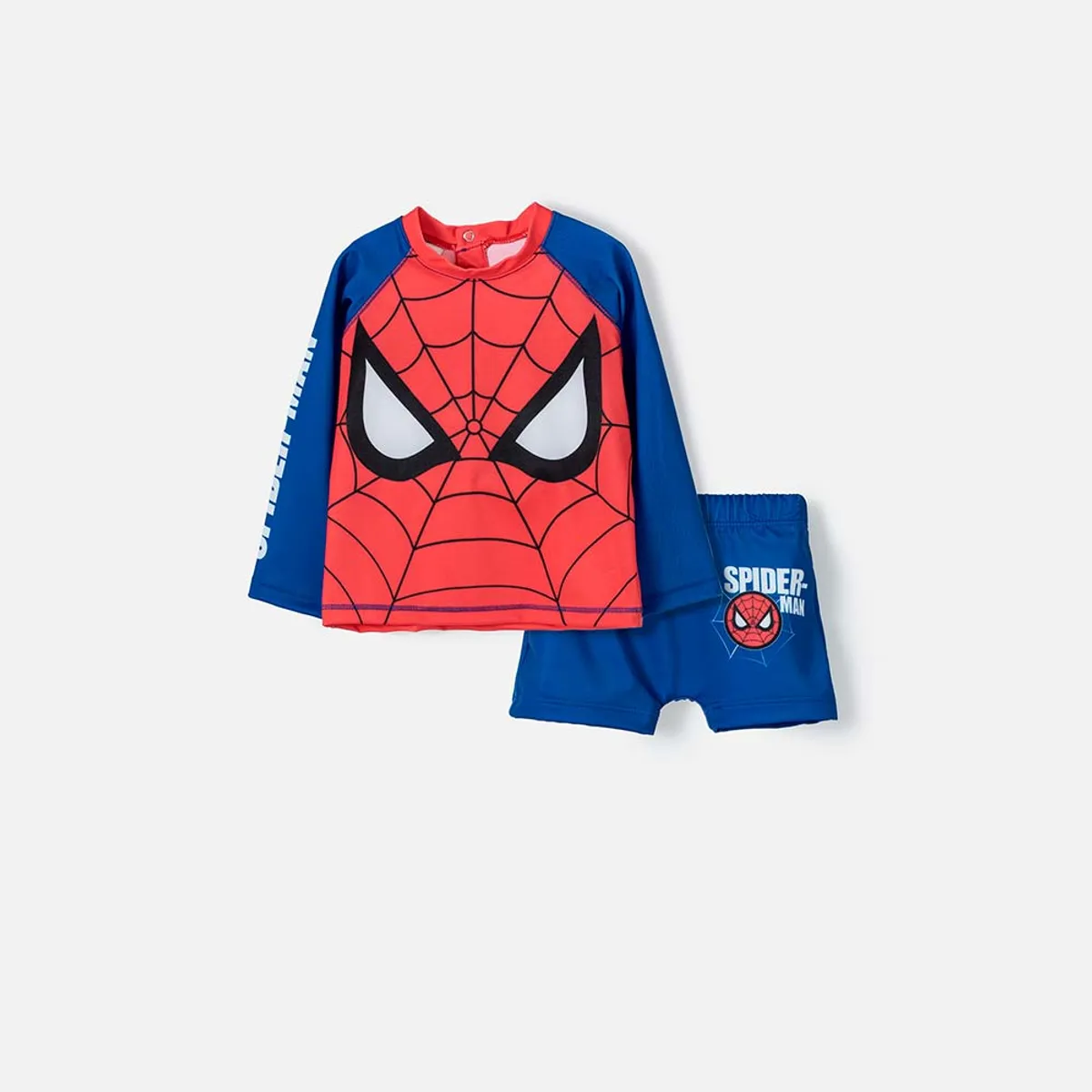 MARVEL - Conjunto de baño Spider-man rojo para bebé niño