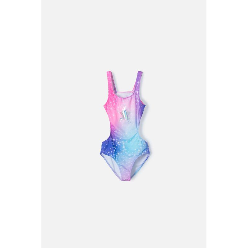 MIC - Vestido de baño Mic multicolor para niña