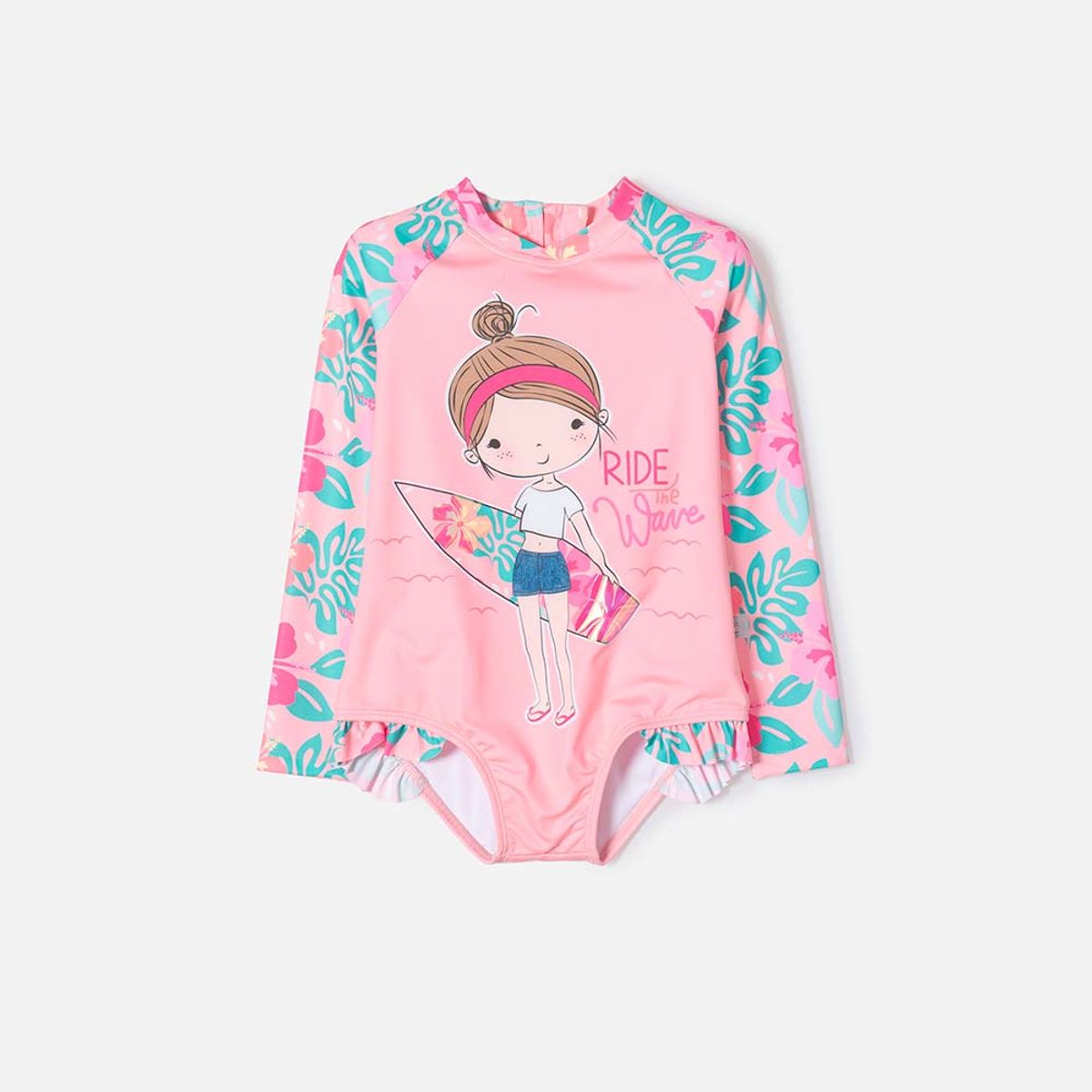 LITTLEMIC - Vestido de baño LittleMic enterizo niña