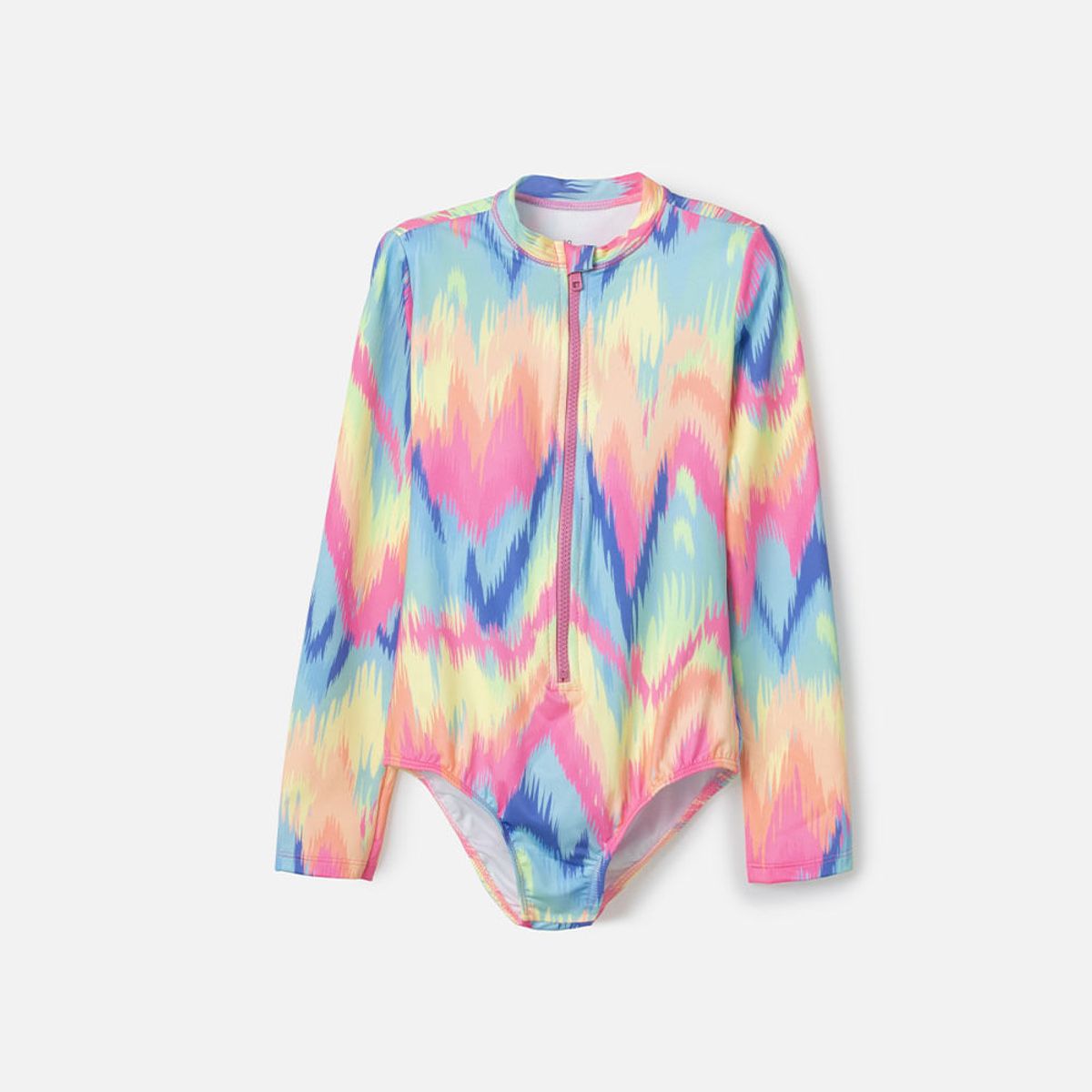 MIC - Vestido de baño Mic de manga larga multicolor para niña