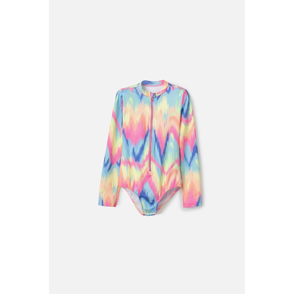 MIC - Vestido de baño Mic de manga larga multicolor para niña