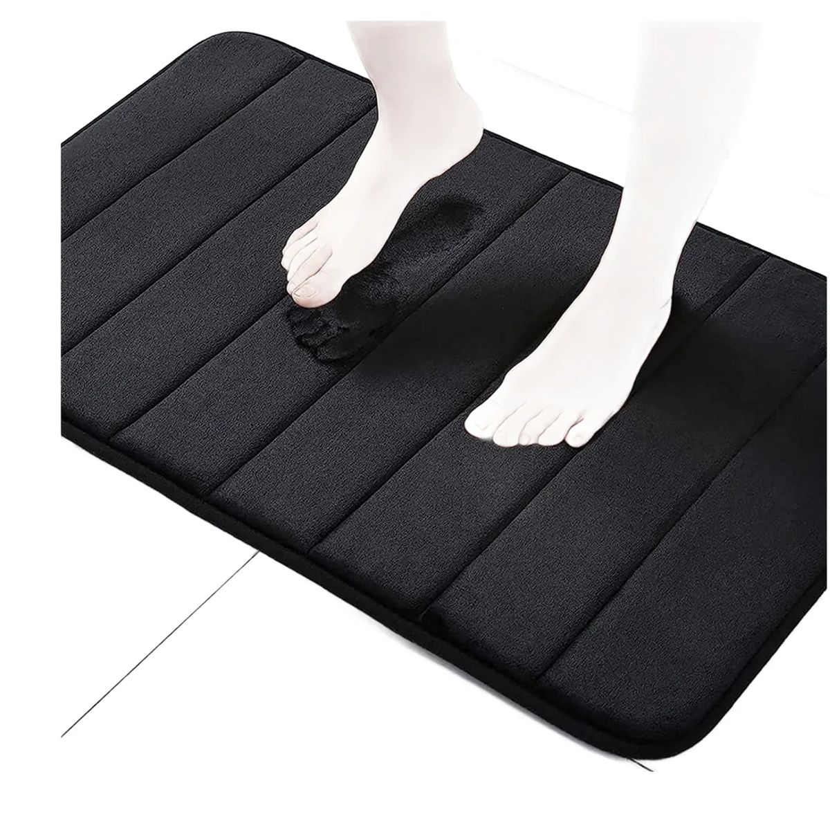 BUGATTY - Tapetes De Baño De Espuma Viscoelástica Suaves Antideslizan