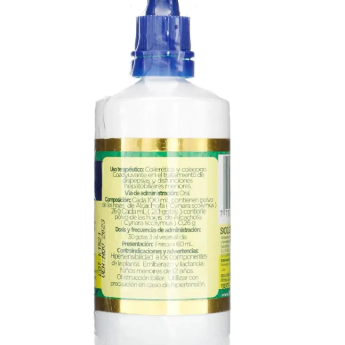 GENERICO - ALCACHOFA  GOTAS- BOTANITAS X 60ML.