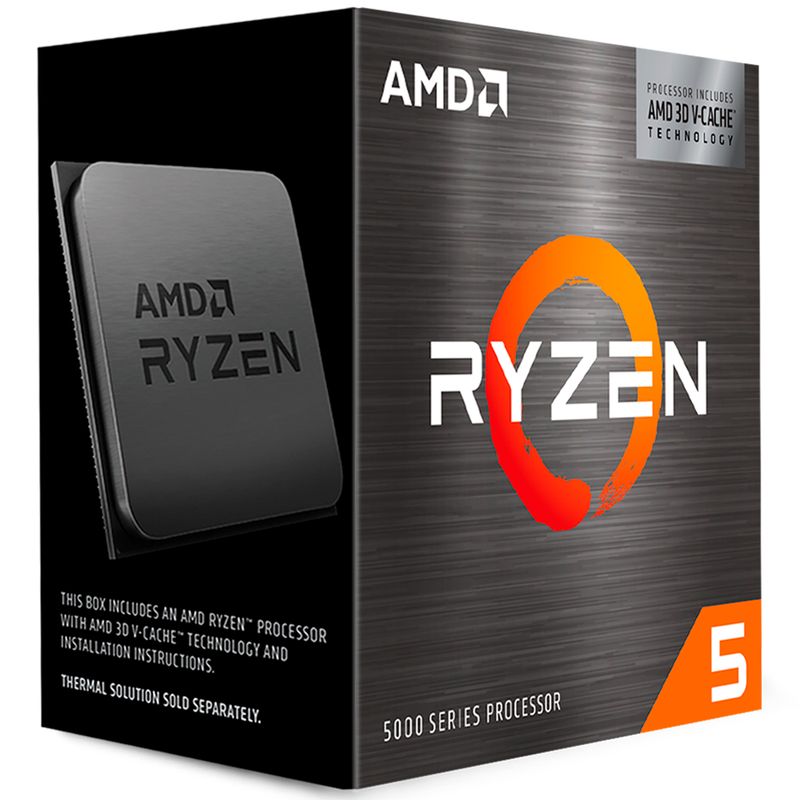 AMD - Procesador AMD Ryzen 5 5500X3D AM4 (3.0GHz-4.0GHz) No Fan/No Vídeo
