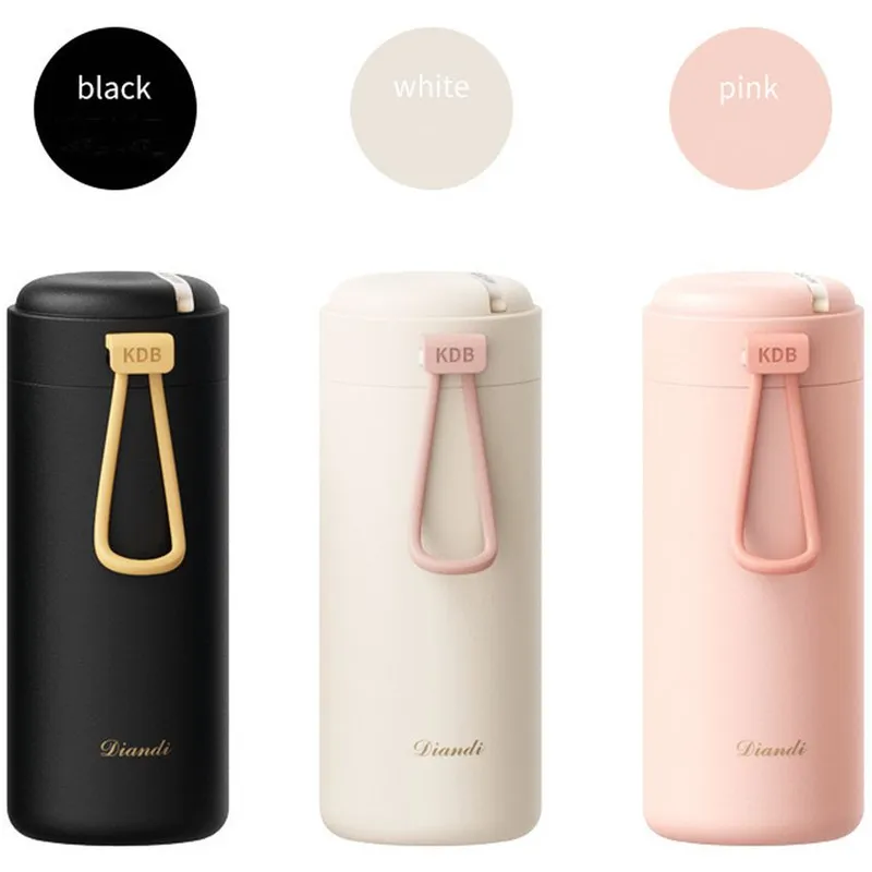 MULTIPLACE COLOMBIA - Termo bebidas calientes y frías 380 ml en acero inoxidable fino ROSADO