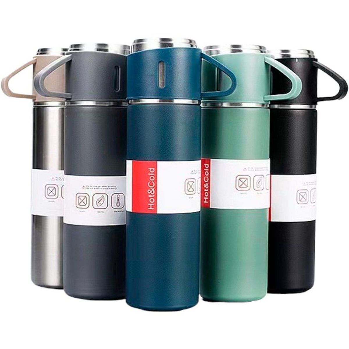 MULTIPLACE COLOMBIA - Termo bebidas calientes y frías 500 ml en acero inoxidableextra fino