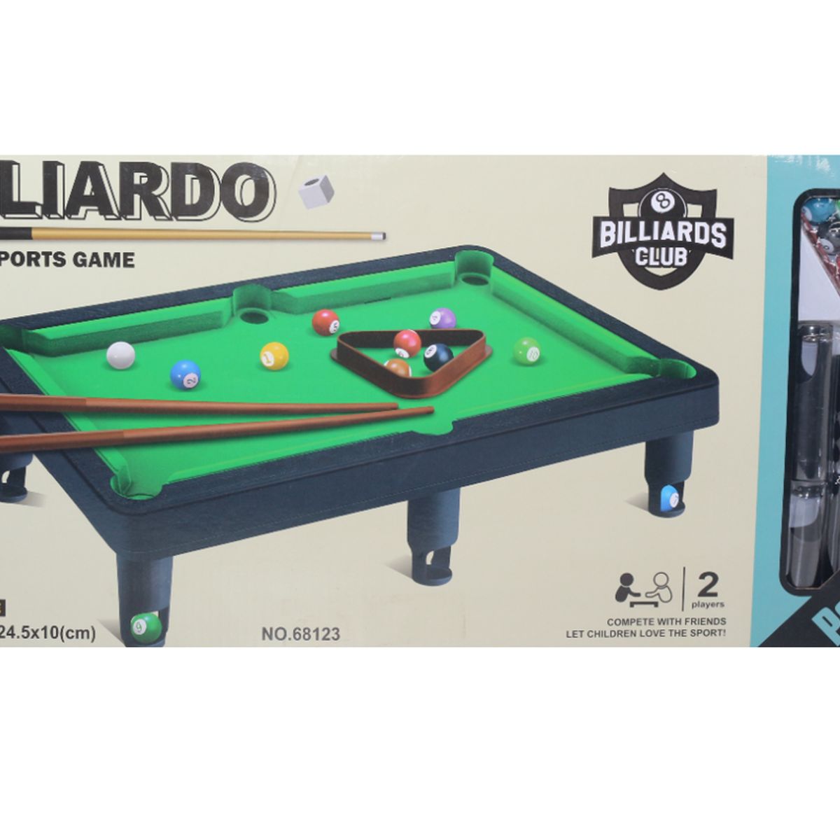 JUGUETELANDIA - Billar Pool Biliardo Caja