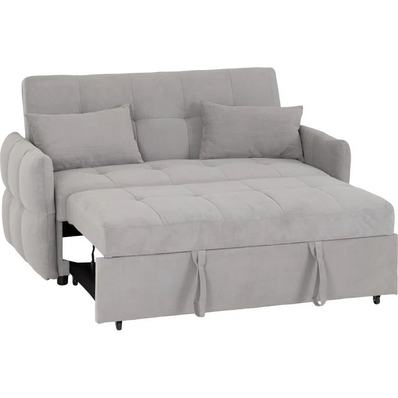 GENERICO - Sofacama Moderno Barato y Económico Gris