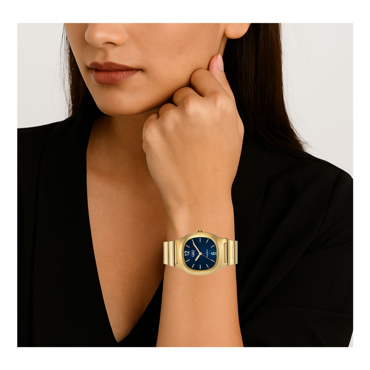 Q&Q - Reloj Mujer Q&Q Q02C-003PY Diseño Elegante