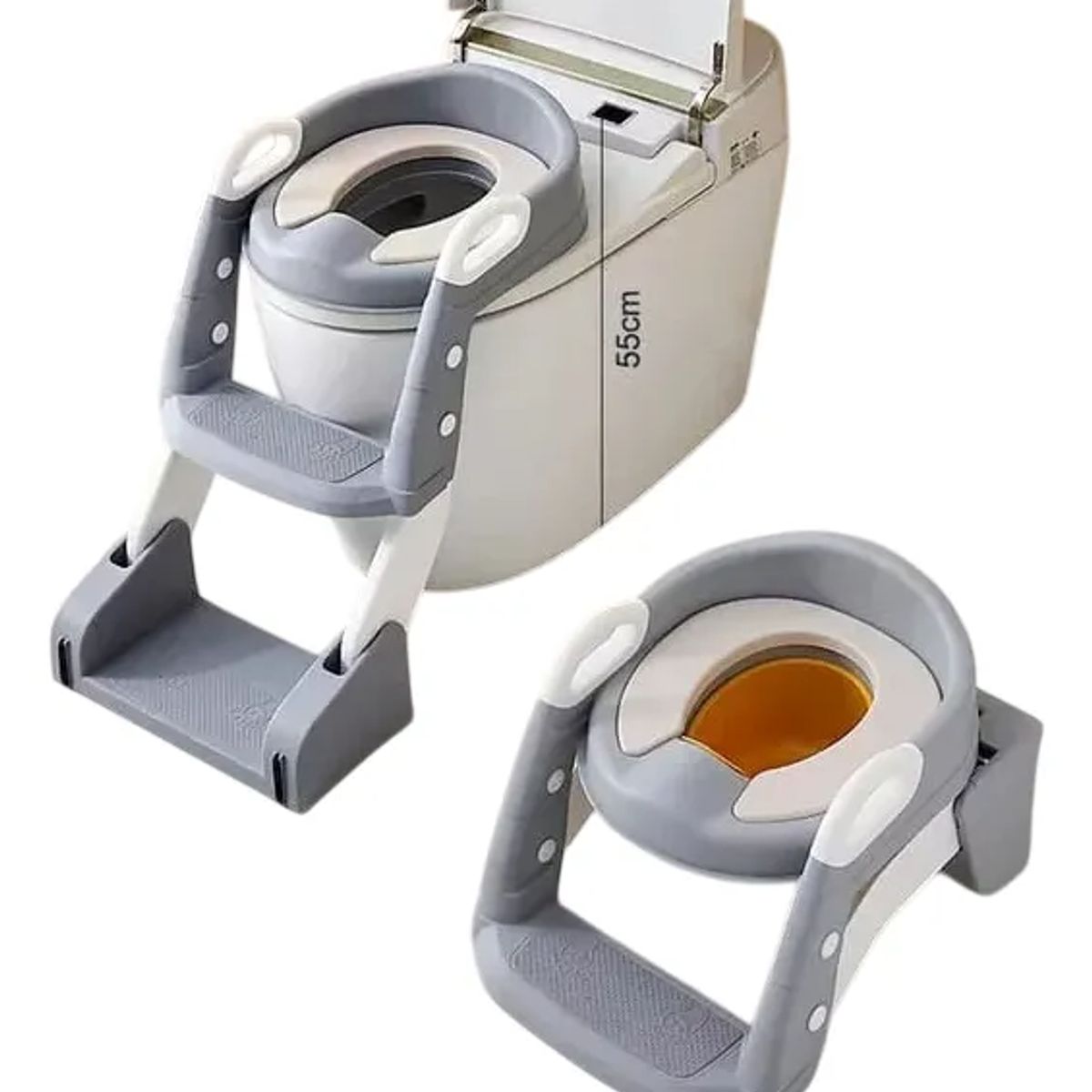 GENERICO - Asiento Escalera Inodoro Entrenador Baño Bebes Niños Niñas