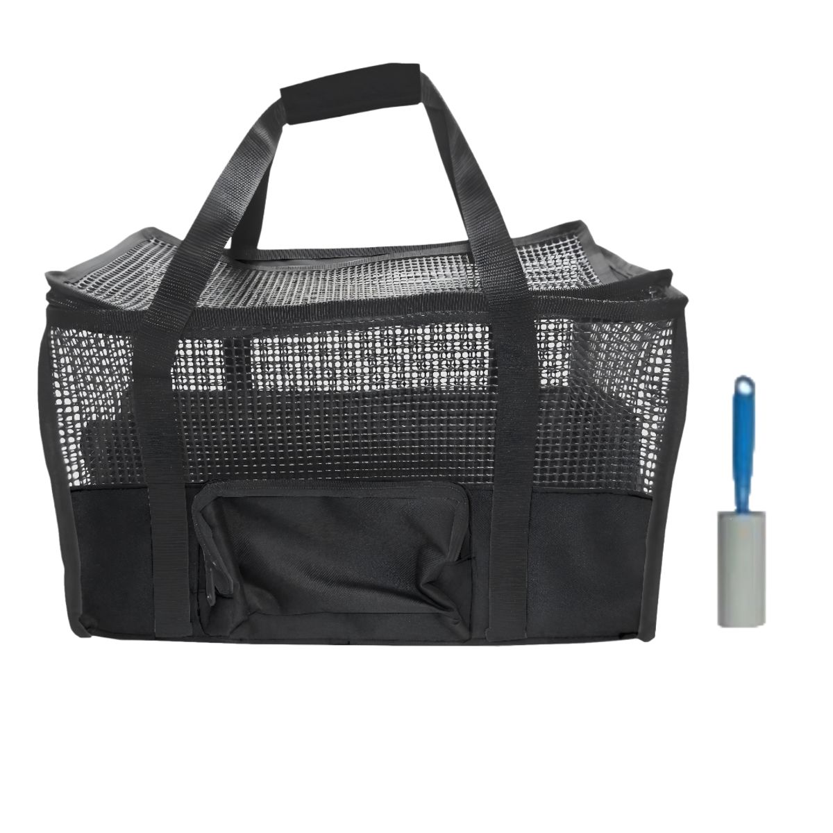 HALLY PET - Maletin Cargador Cabina + Quitamotas Negro