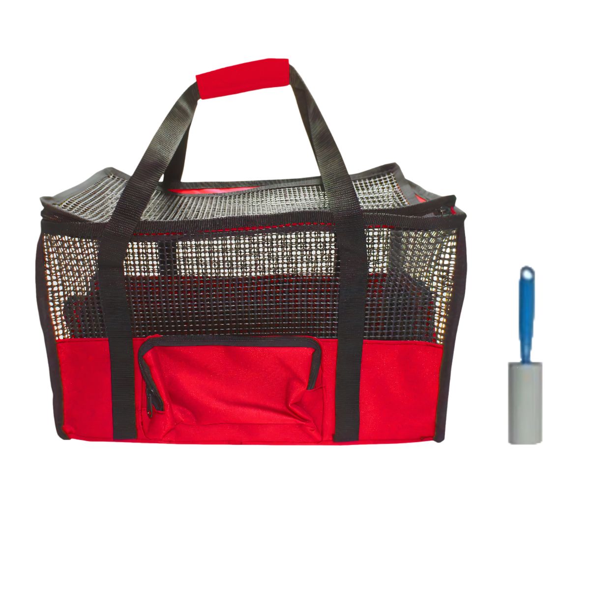 HALLY PET - Maletin Cargador Cabina + Quitamotas Rojo
