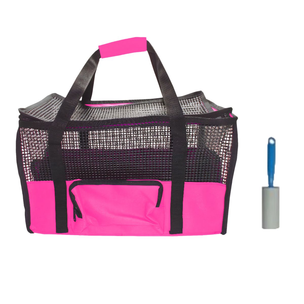 HALLY PET - Maletin Cargador Cabina + Quitamotas Rosado