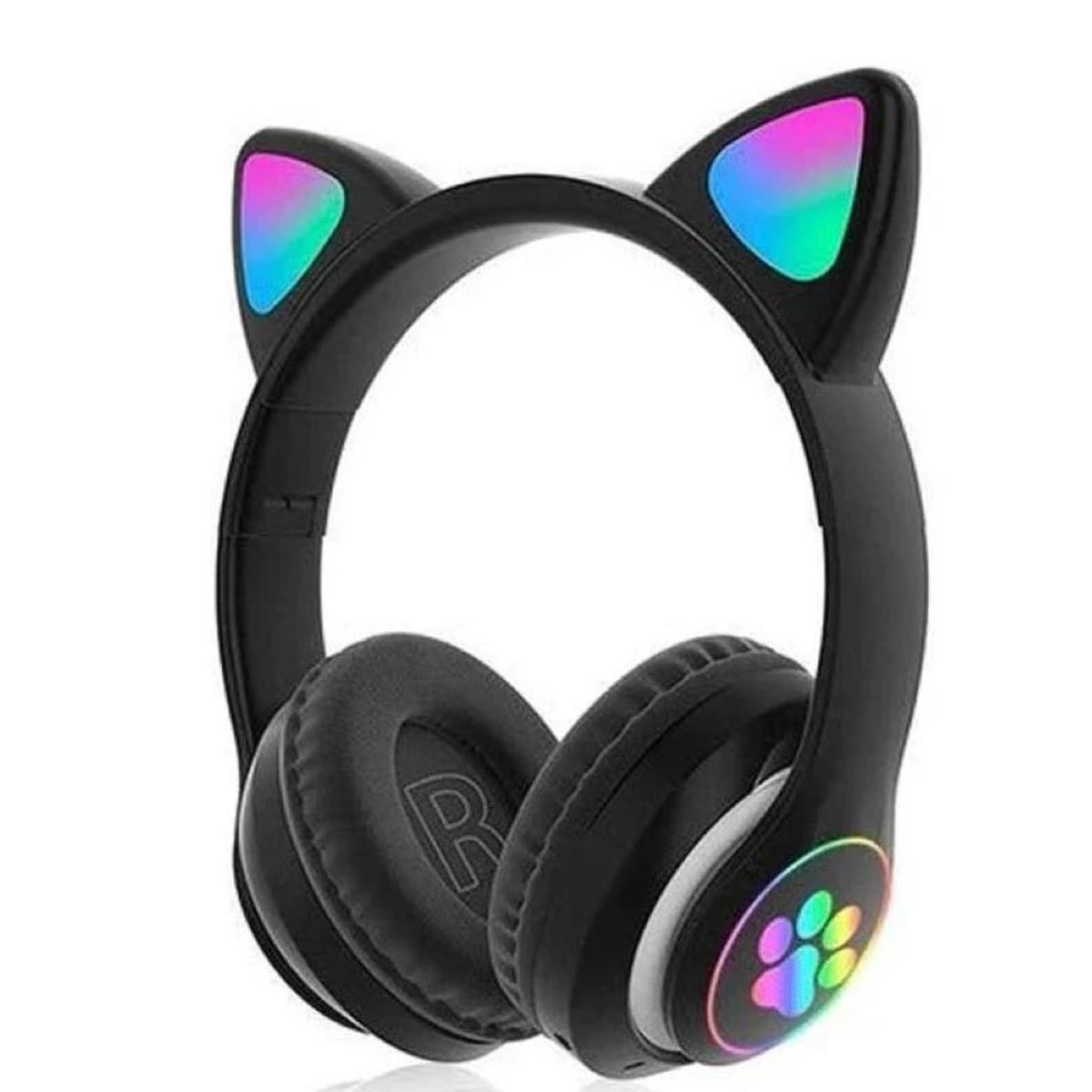 FLY - Audífonos Diadema Bluetooth RGB Orejas Gato Fly