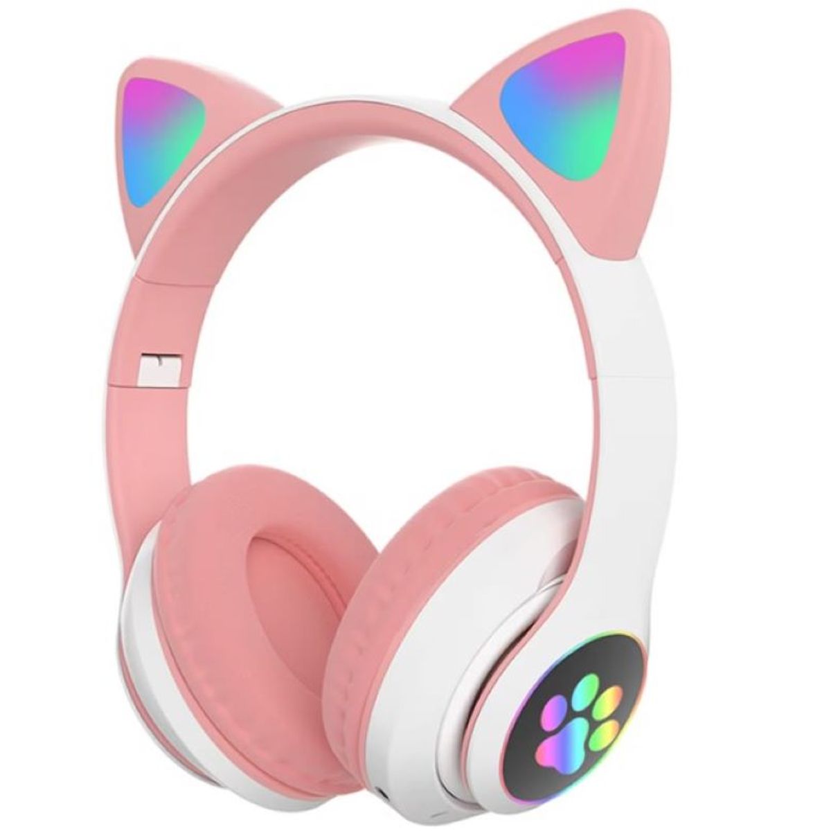 FLY - Audífonos Diadema Bluetooth RGB Orejas Gato Fly
