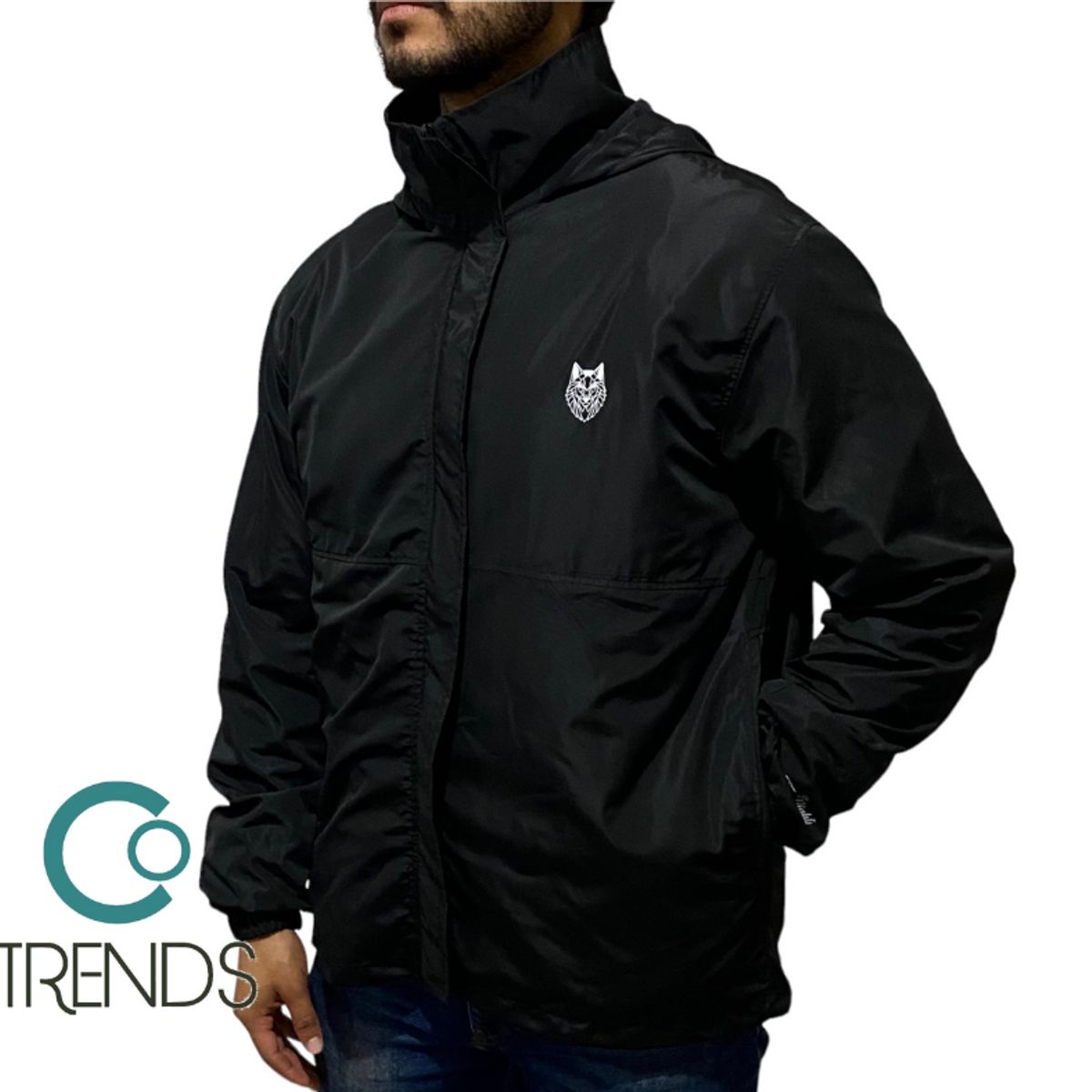 CO TRENDS - Chaqueta Rompevientos SAFARY Negro