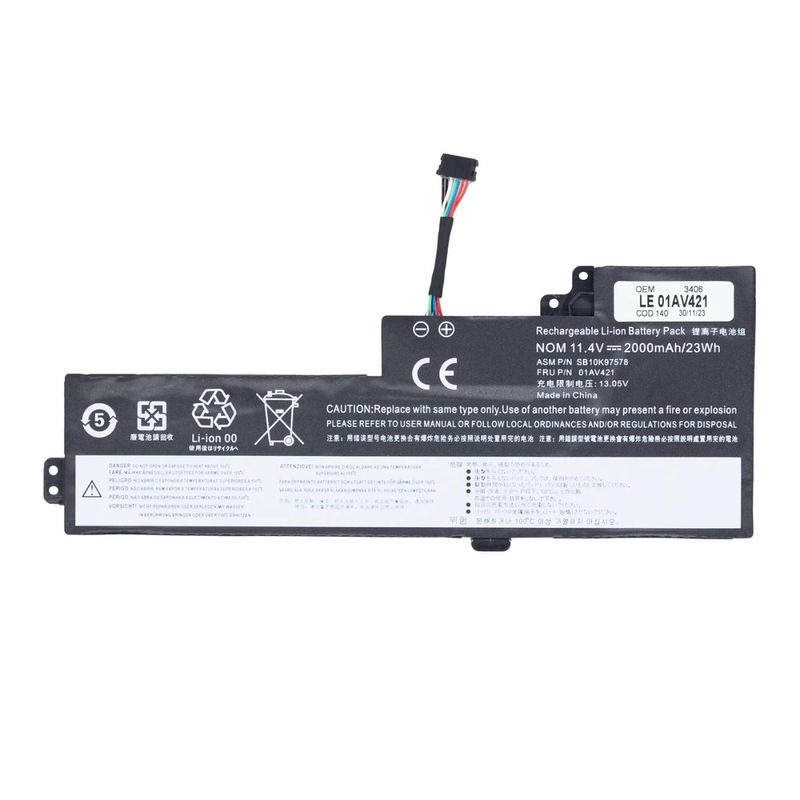 GENERICO - BATERIA OEM PARA LENOVO T470 T480 A475 INTERNA