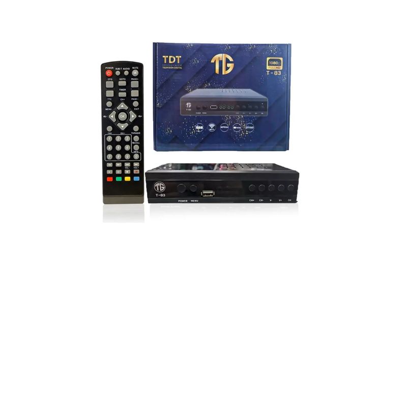 SKY - Decodificador Tdt Receptor Tv Digital Dvb Hdmi Antena