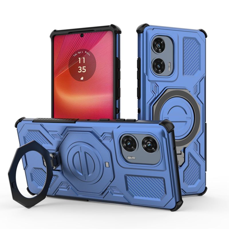 GENERICO - Armadura Case Protector Compatible Motorola G85 Y Edge 50 Fusion Azul