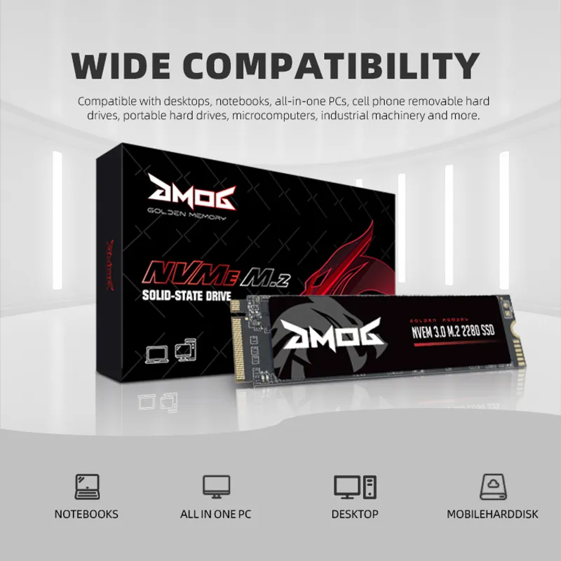 AMONG US - Amog Disco Duro Solido Ssd 1TB TB  Nvme 3.0 Negro