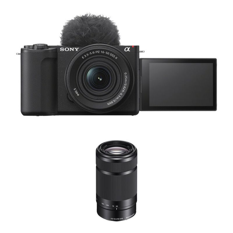SONY - Cámara Sony EV-10 II Kit 16 - 50 mm y 55 - 210 mm