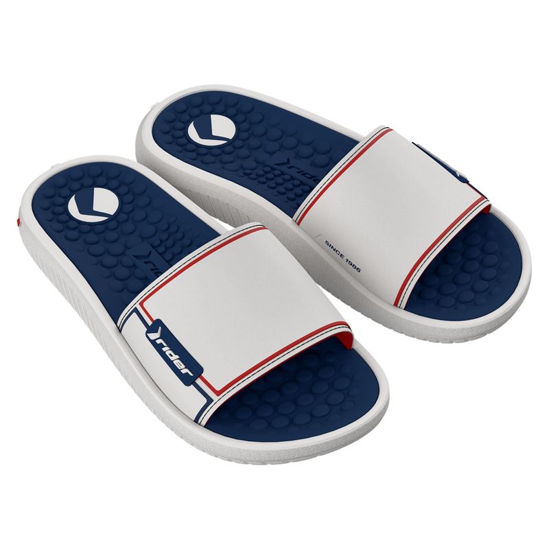 RIDER - SANDALIAS HOMBRE BLANCO RIDER PUMP II SLIDE AD 12424-BO153