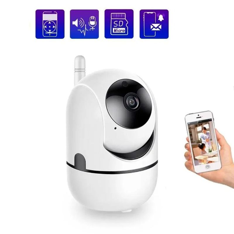 AMERICAN GENERICS - Cámara de Seguridad IP WiFi con 1 Antena – App V380