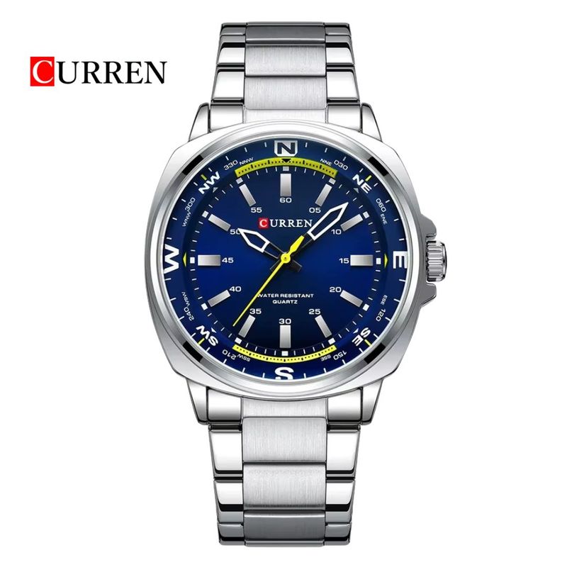 CURREN - Reloj CURREN 8455 Elegante Para Hombre - Azul