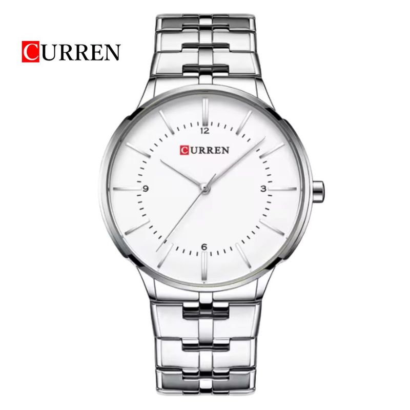 CURREN - Reloj CURREN 8321 Elegante Para Hombre - Plateado
