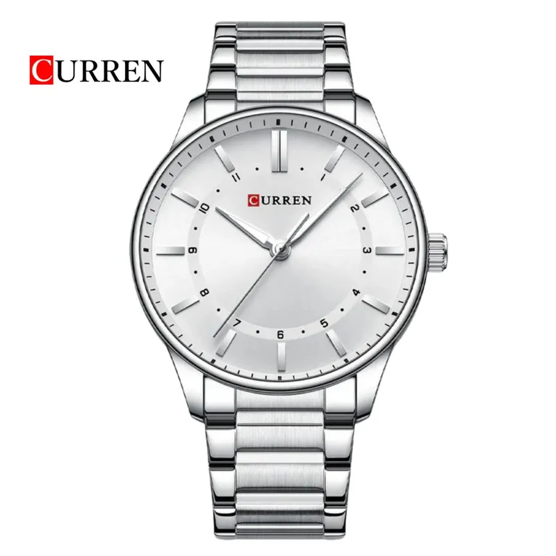 CURREN - Reloj CURREN 8430 Elegante Para Hombre - Blanco