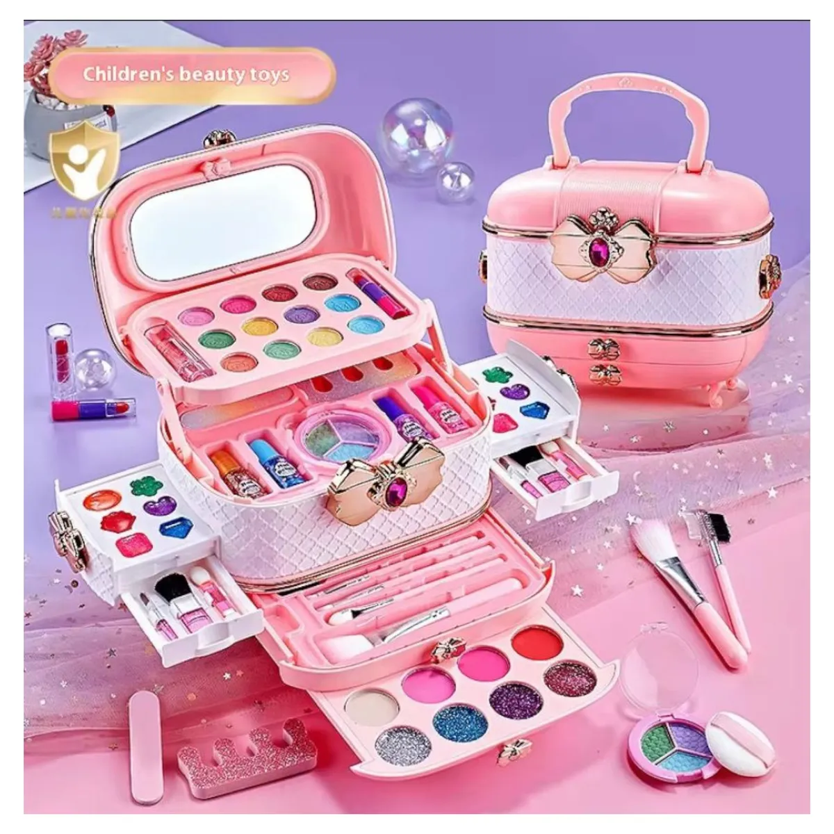 GENERICO - Kit De Maquillaje Infantil De 54 Piezas Para Niñas