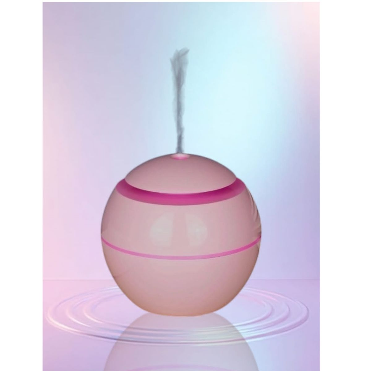 GENERICO - Humidificador, Difusor + 1 Esencia (Rosado)