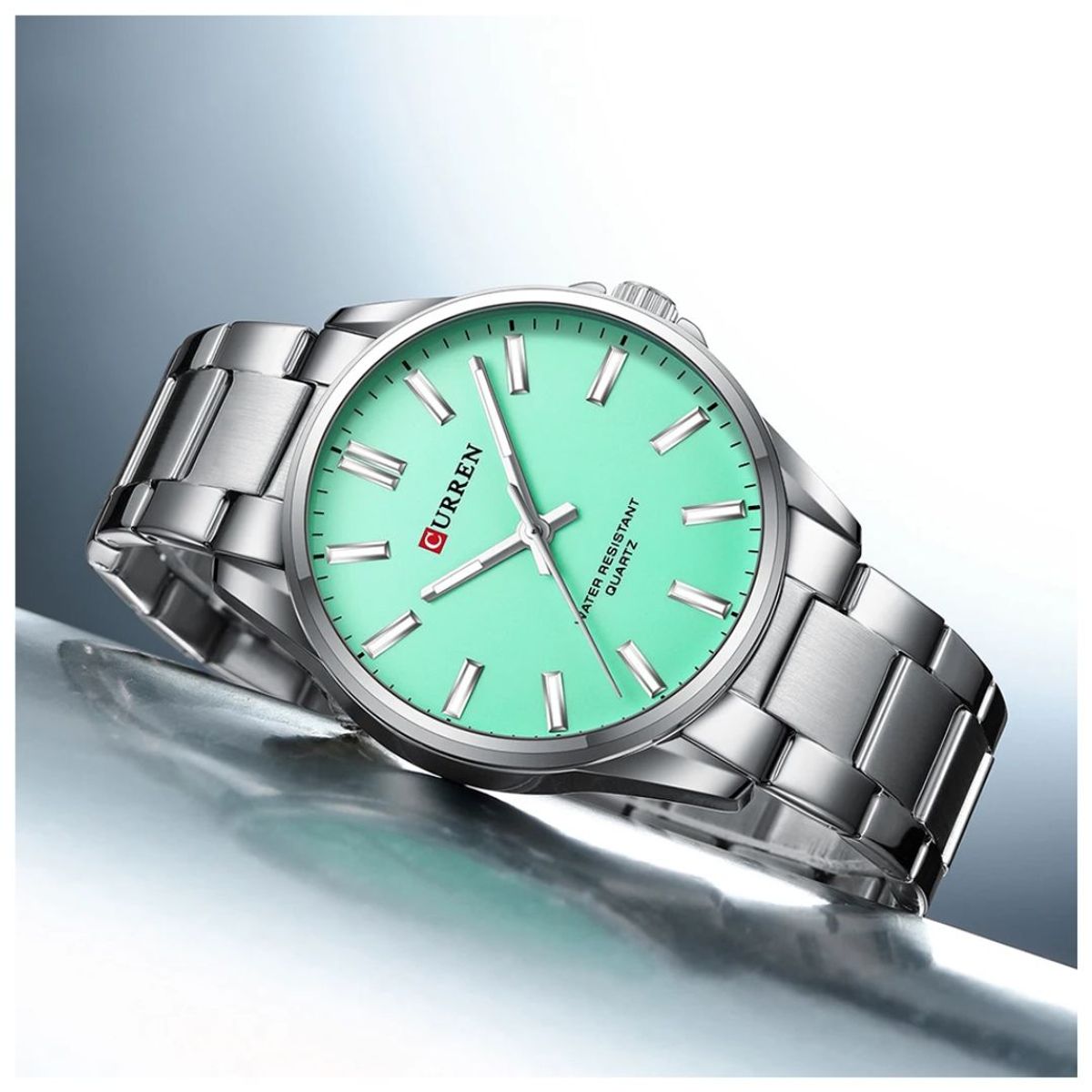 CURREN - Reloj CURREN 9090 Elegante Para Hombre - Turquesa