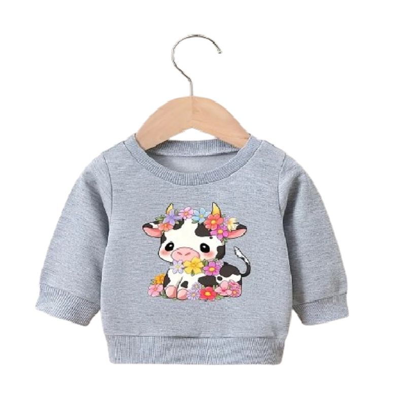 100 - Sueter Estilo Vaquita Color Gris
