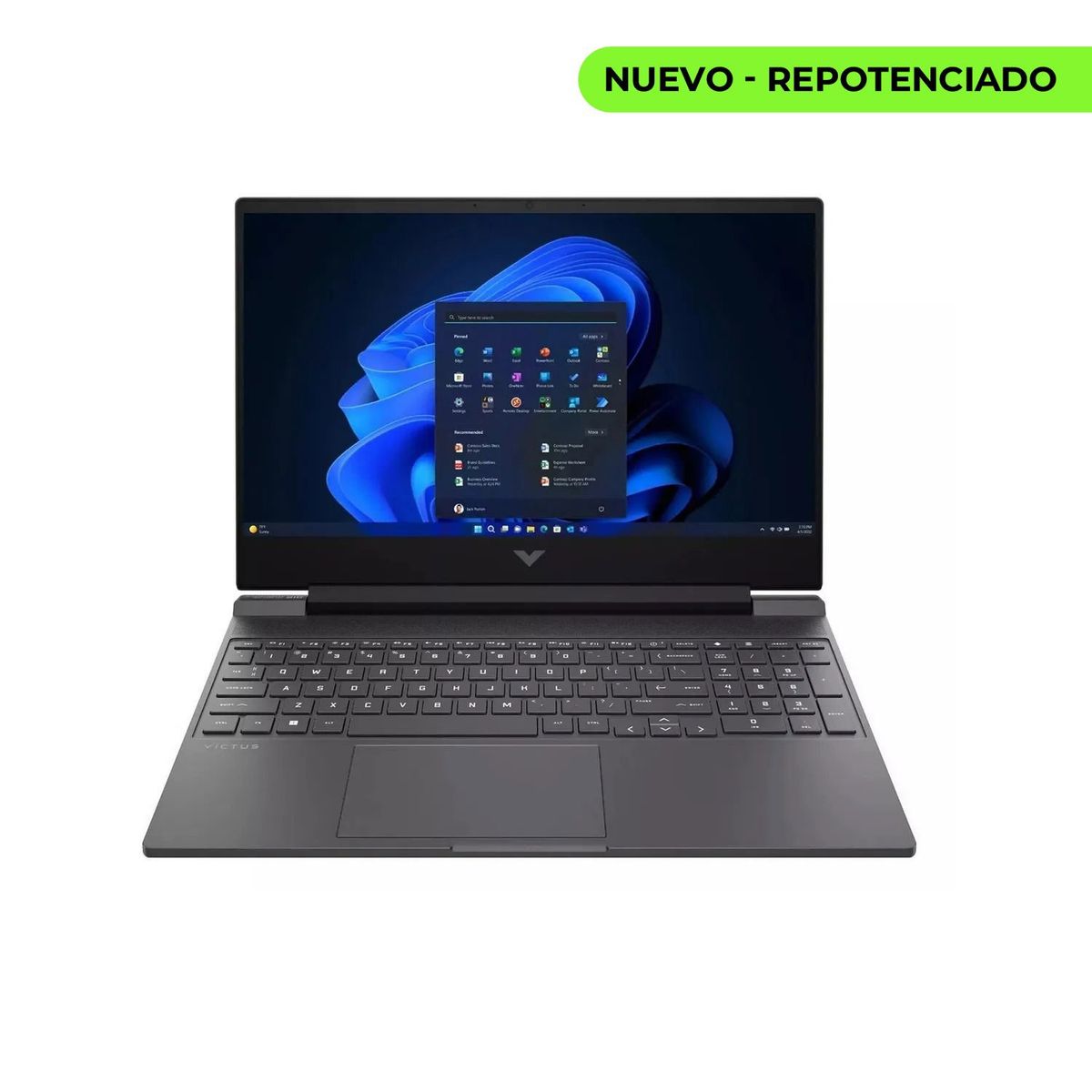 HP - Portátil HP VICTUS 15- RYZEN 7 7445HS -32GB RAM - 2TB SSD - RTX 4050 6GB - 15.6" - FB3093DX -GAMER