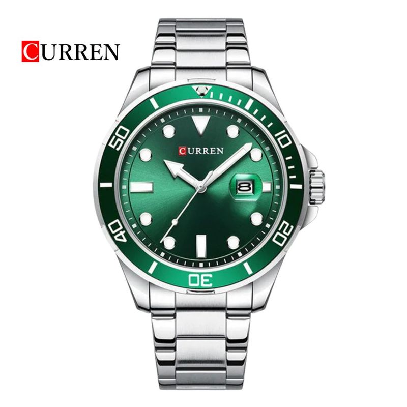 CURREN - Reloj CURREN 8388 Elegante Para Hombre - Verde