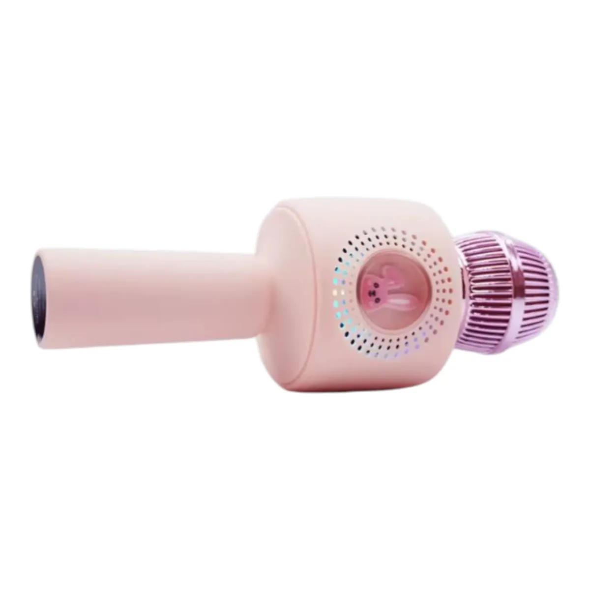 GENERICO - Microfono Karaoke X9 Usb Con Efectos De Voz Conejo Rosa