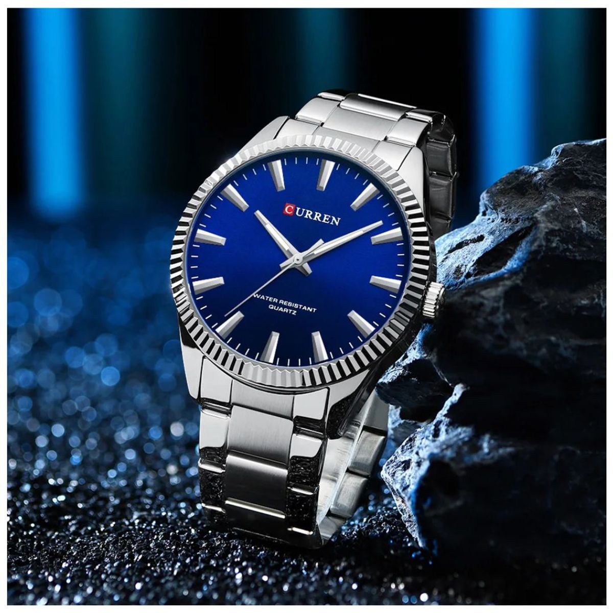 CURREN - Reloj CURREN 8425 Elegante Para Hombre - Azul