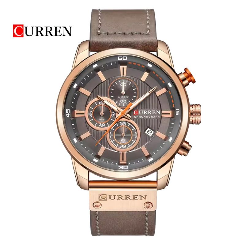 CURREN - Reloj CURREN Cronografo 8291 Para Hombre - Beige